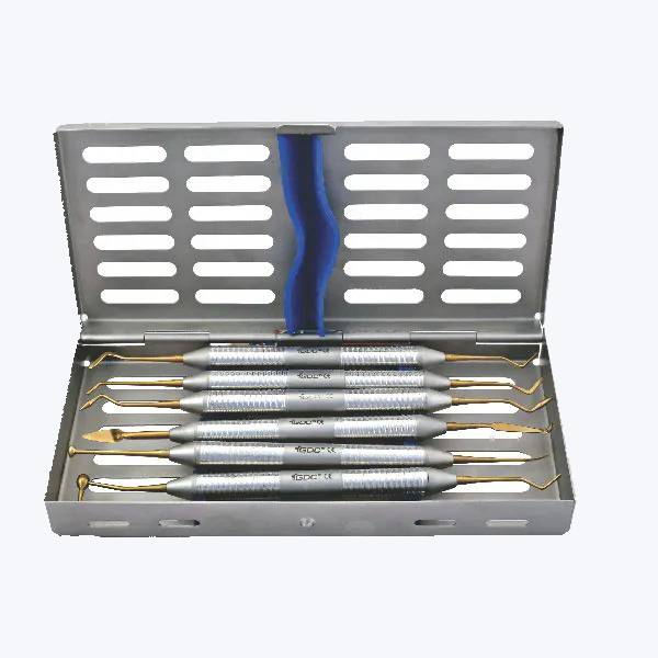 GDC Composite Instruments Titanium Coated S/6 # Gold Instruments Kit (CIGWC6)